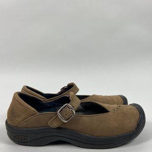 Keen Brown Mary Jane Flats